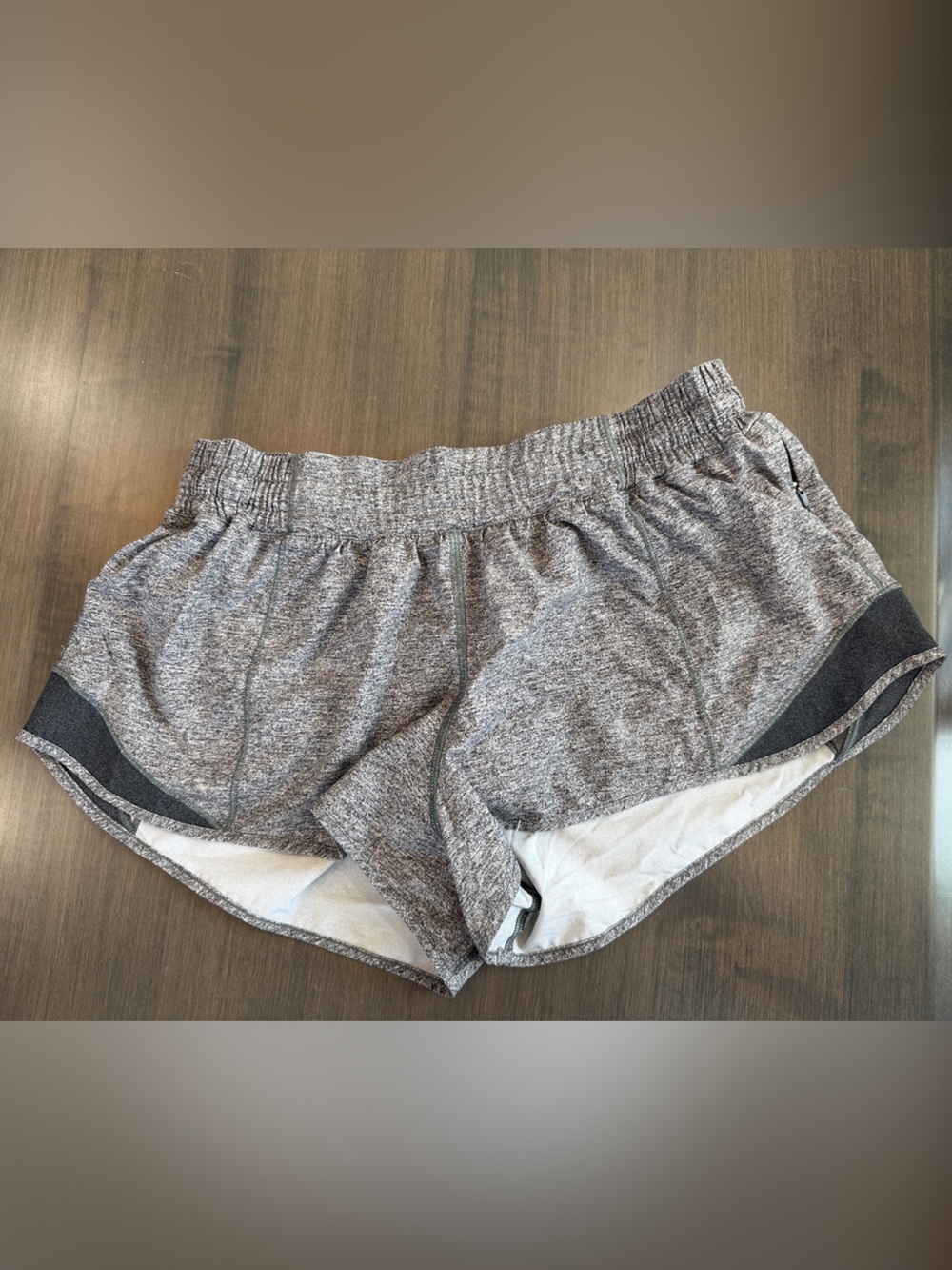 Lululemon Heather Gray Athletic Shorts - Comfortable Running Shorts
